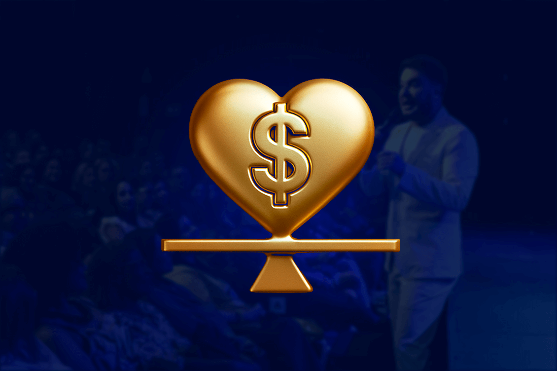 Ícone de bem-estar e lucro